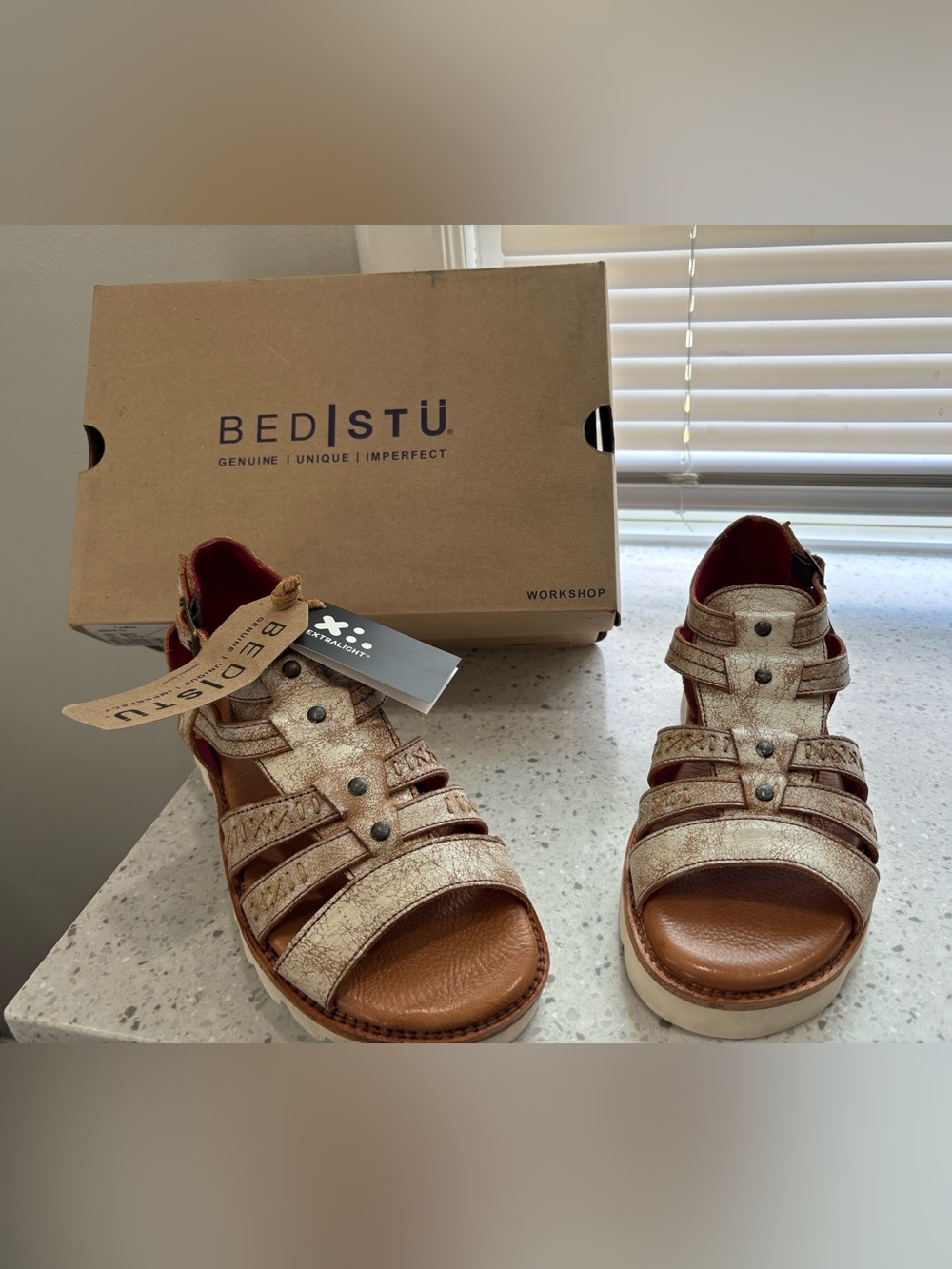 NIB Bed Stu Wonder sandal in Nectar Lux